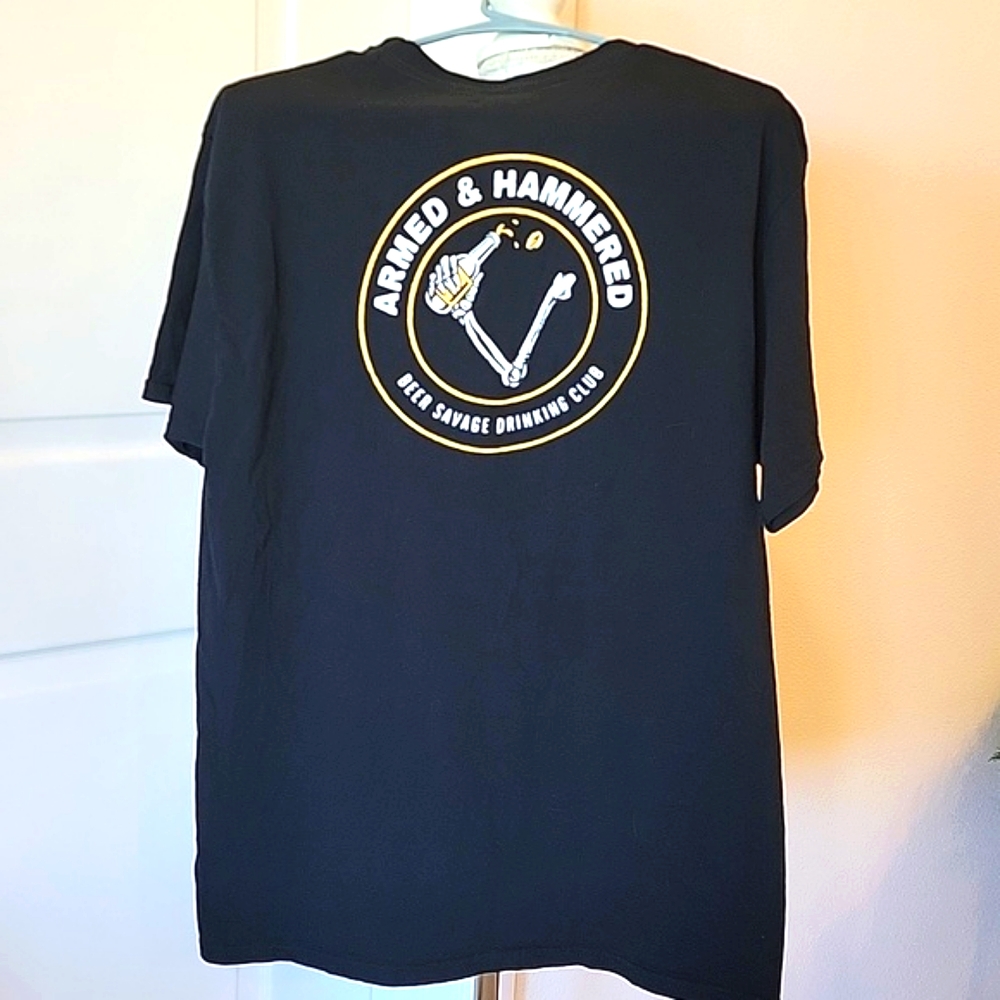 🍃 Beer Savage mens t-shirt top Sz L